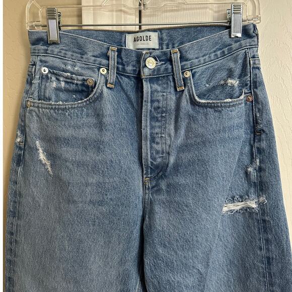 AGOLDE 90s Mid Rise Loose Fit Jeans 24 - Picture 4 of 10